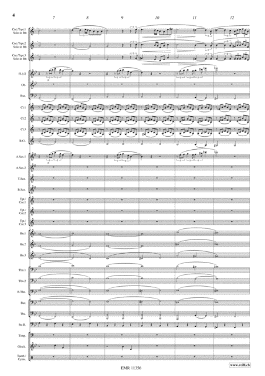 Ave Maria Ave Maria Concert Band scores gallery preview page 5