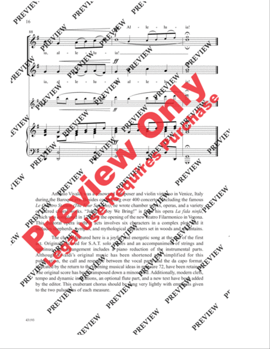 Jubilate! Joy We Bring! 2-Part scores gallery preview page 16