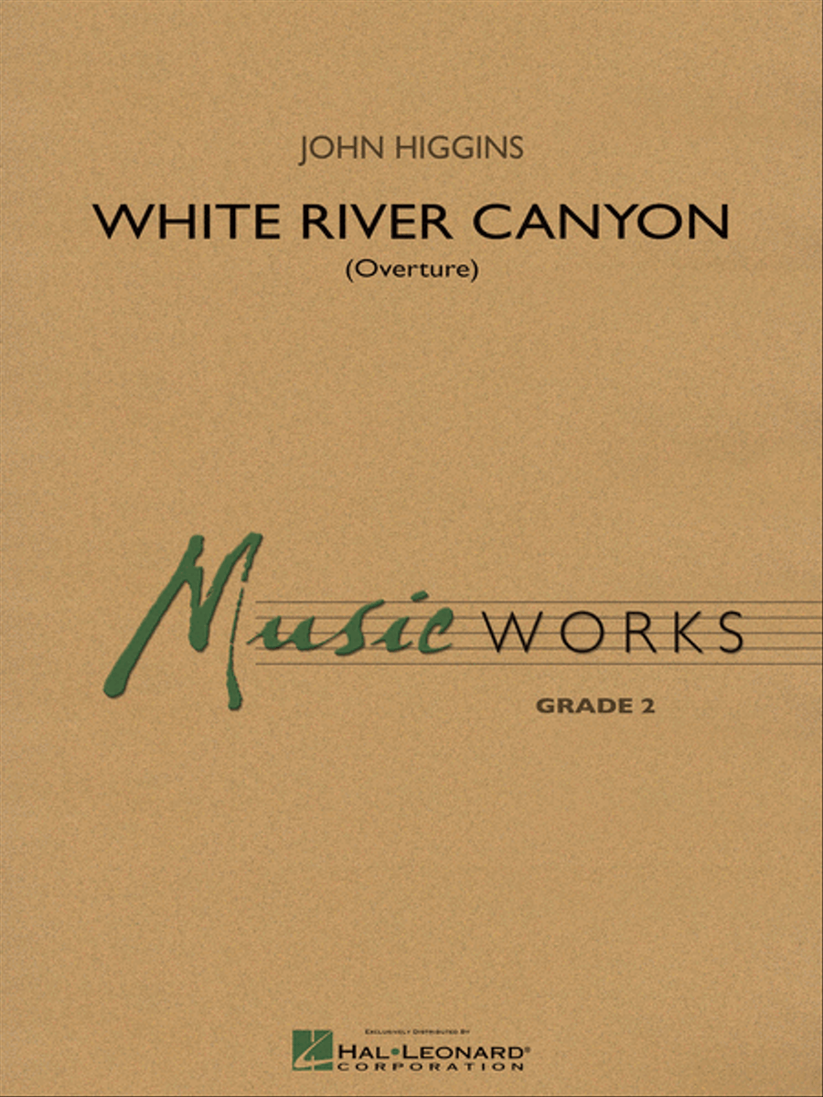 White River Canyon (Overture) Concert Band scores gallery preview page 1