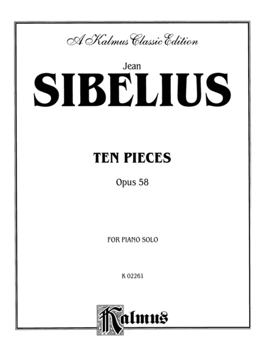 Ten Pieces, Op. 58