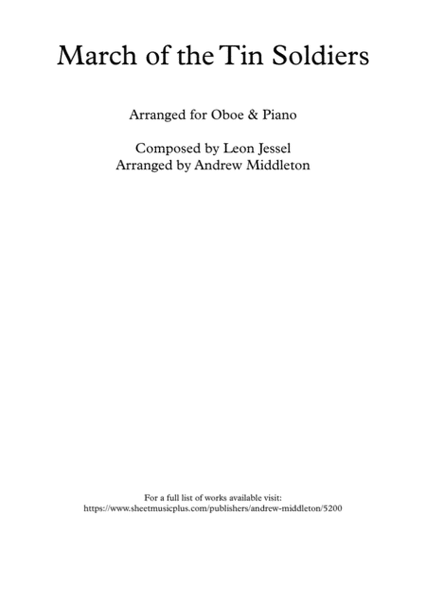 Five Festive Favourites arranged for Oboe and Piano image number null