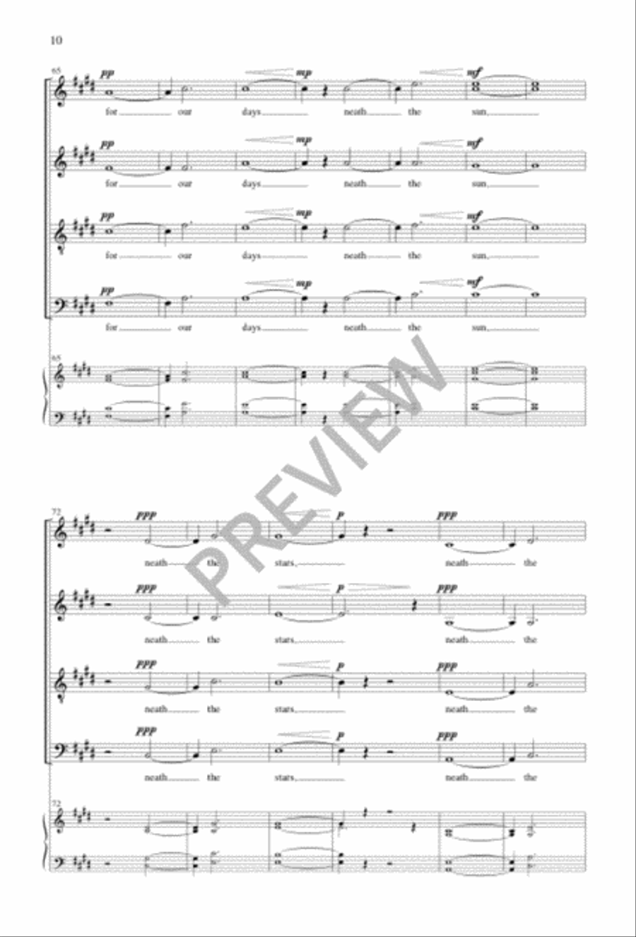 Elegy Elegy 4-Part scores gallery preview page 9