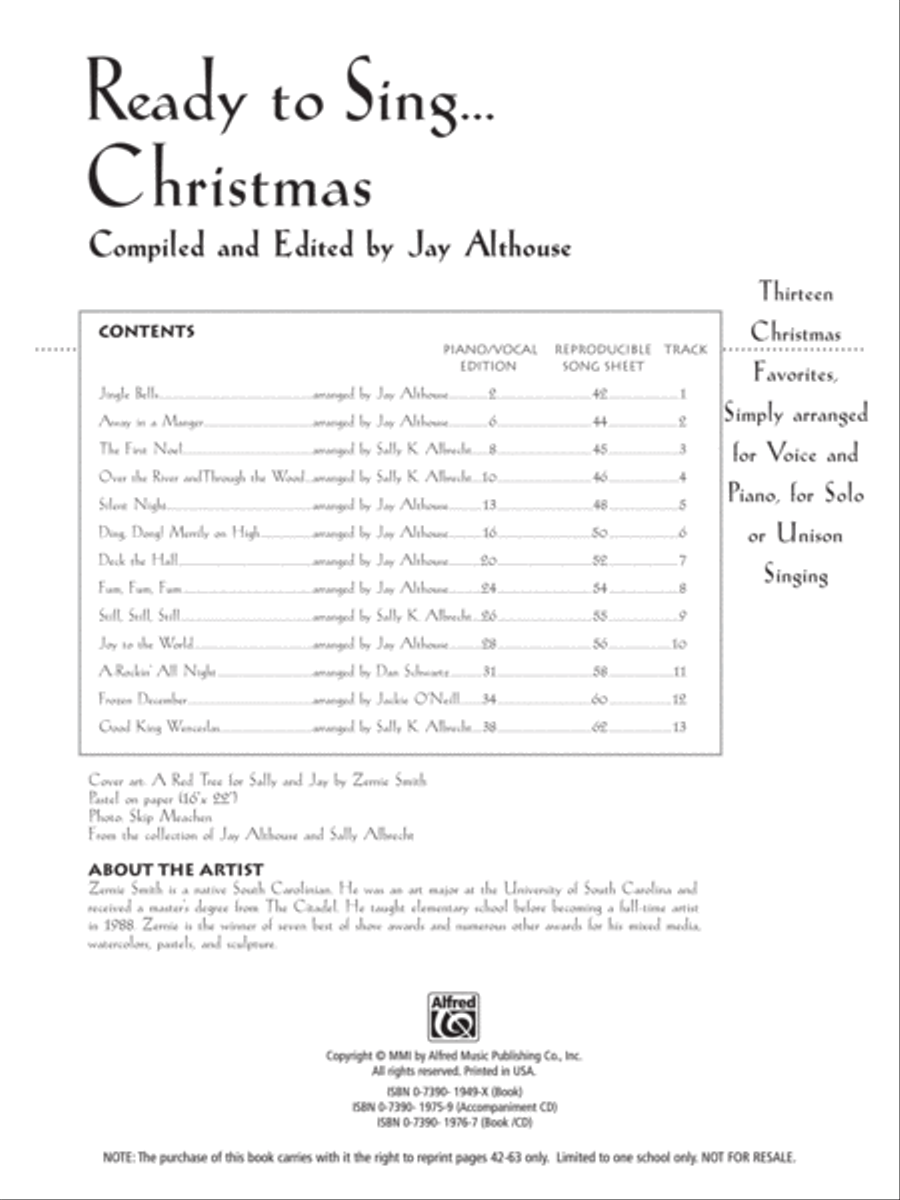 Ready to Sing . . . Christmas Voice scores gallery preview page 2