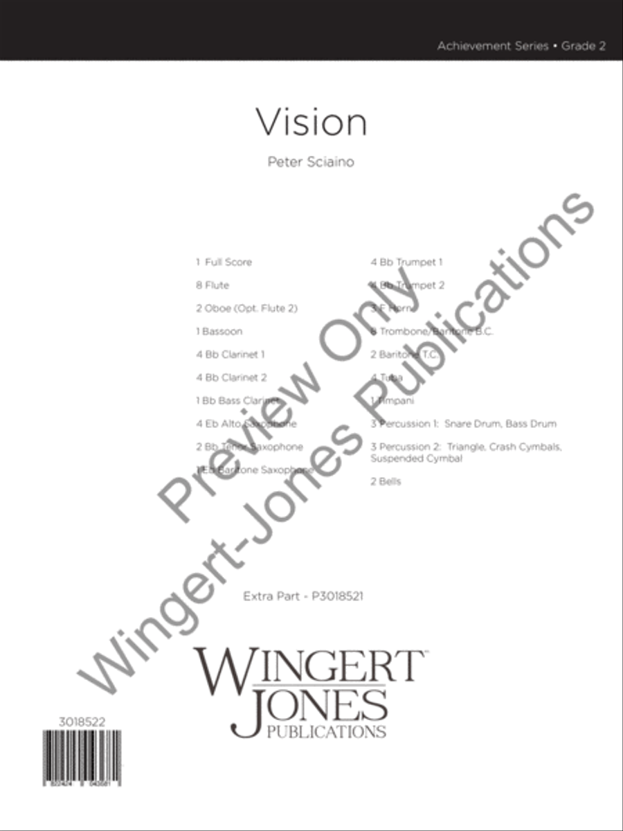 Vision Concert Band scores gallery preview page 2