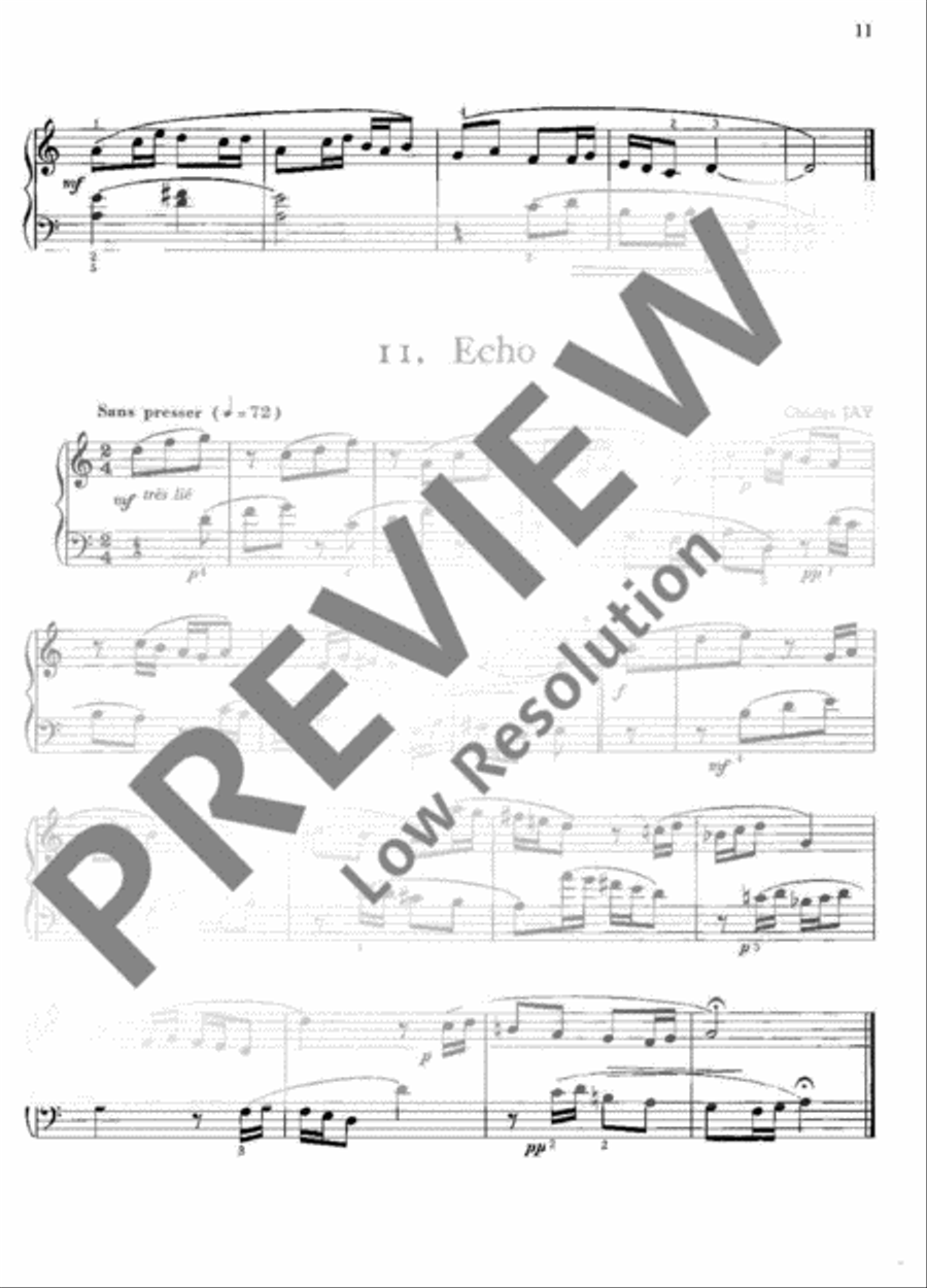 Plaisirs du Piano Piano Solo scores gallery preview page 12