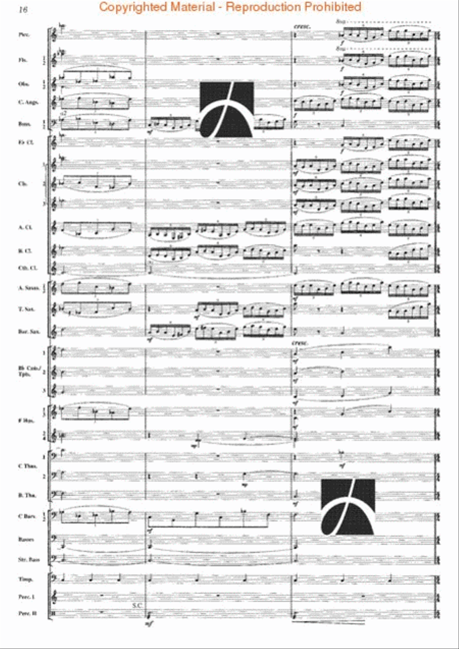 Homage Concert Band scores gallery preview page 15