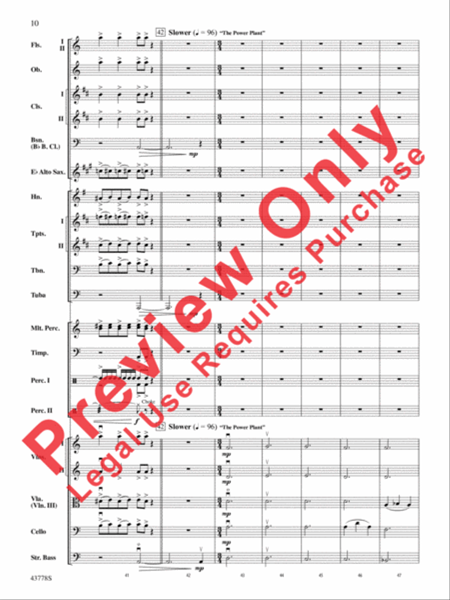 Godzilla Full Orchestra scores gallery preview page 30
