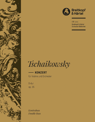Book cover for Violin Concerto in D major Op. 35