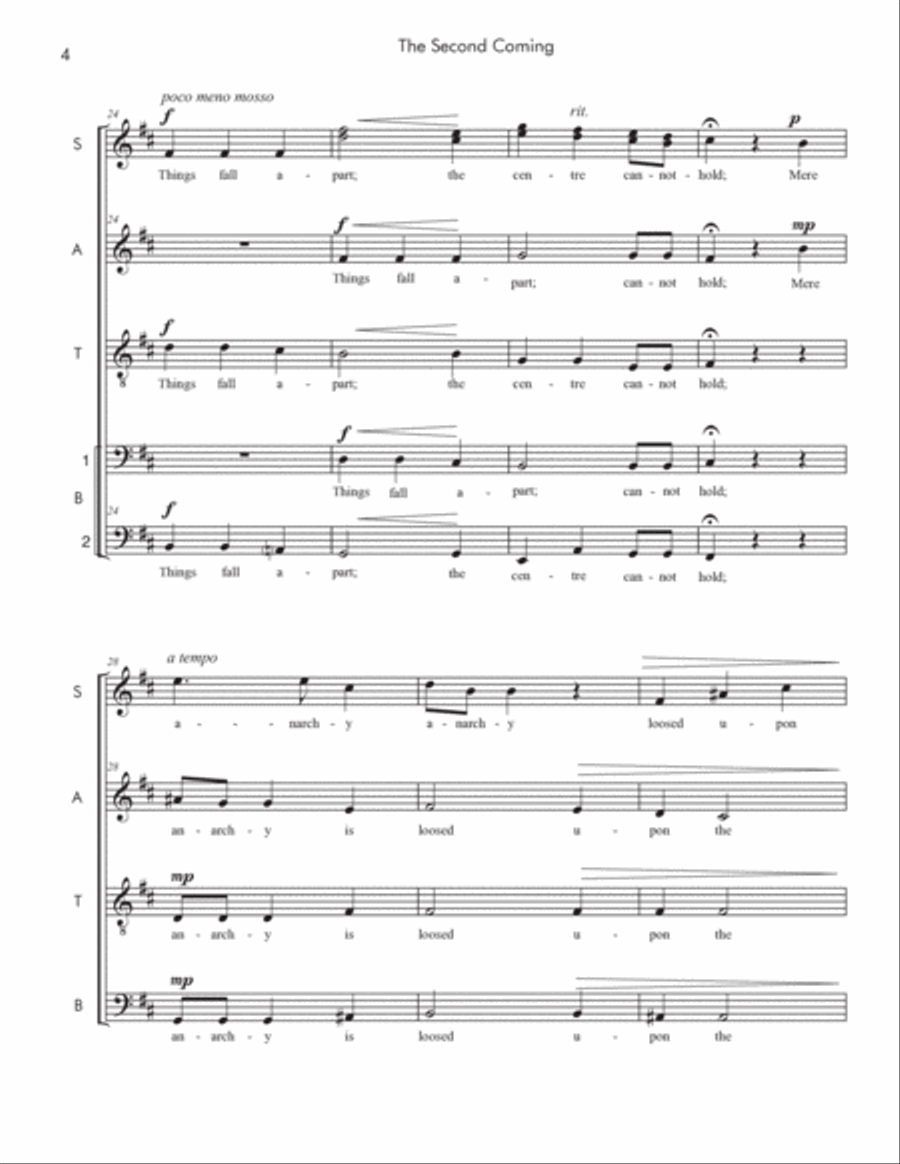 The Second Coming Divisi scores gallery preview page 6