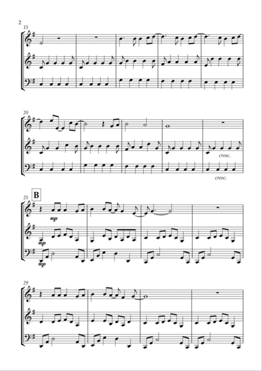 A Million Dreams String Trio scores gallery preview page 2