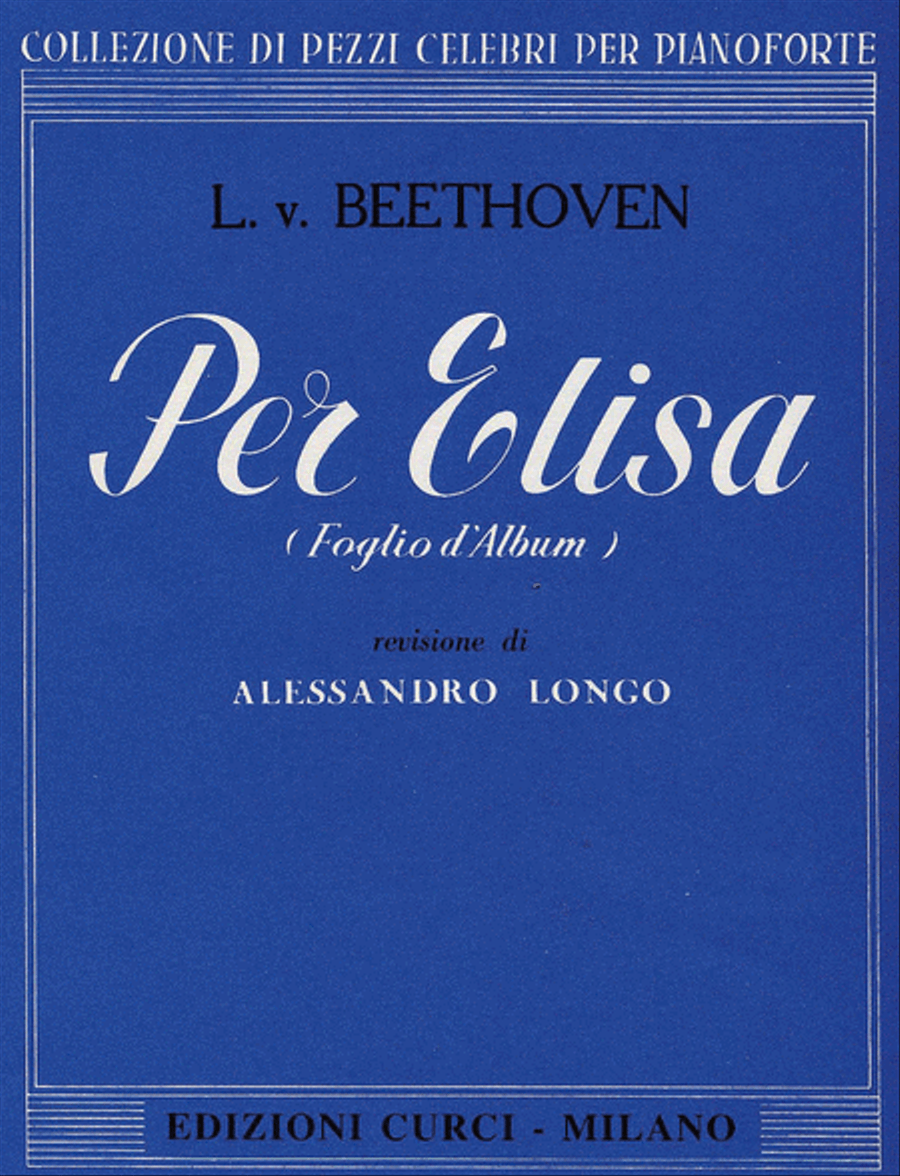 Per Elisa Piano Solo scores gallery preview page 1