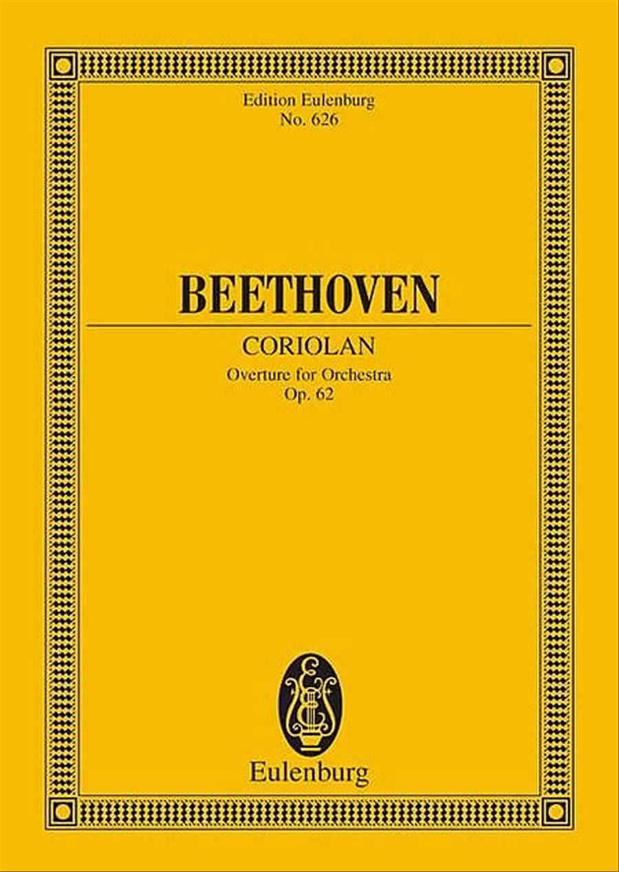 Coriolan Overture, Op. 62 Orchestra scores gallery preview page 1