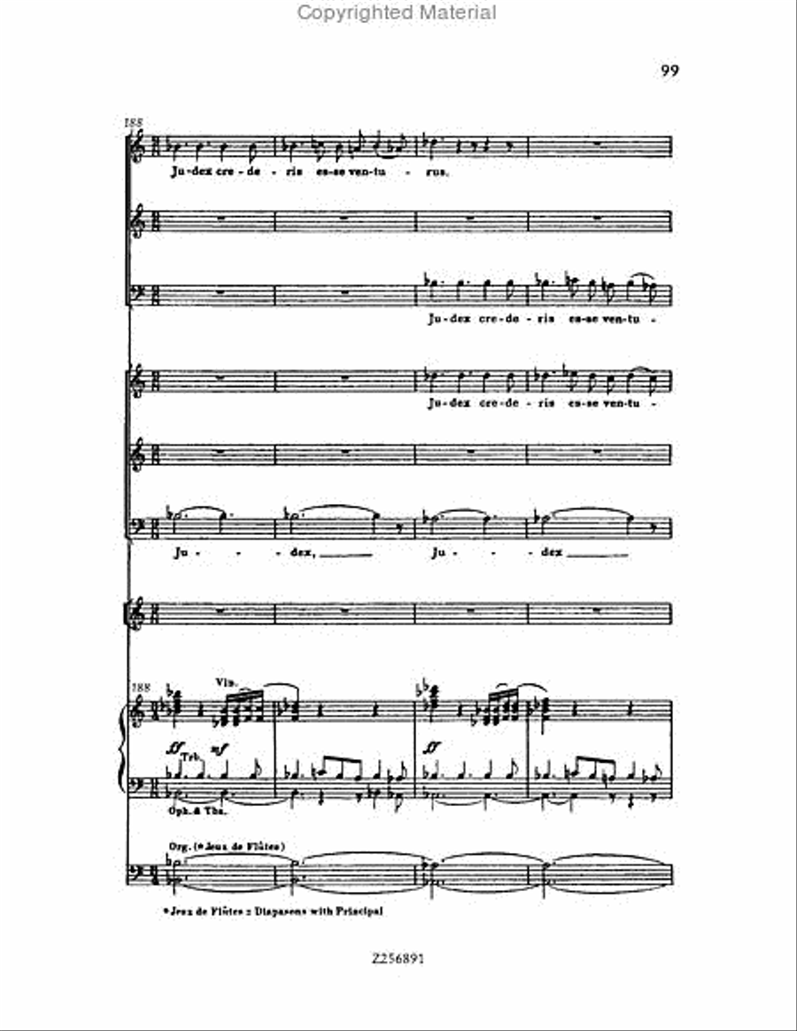 Te Deum, H 118 Choir scores gallery preview page 99