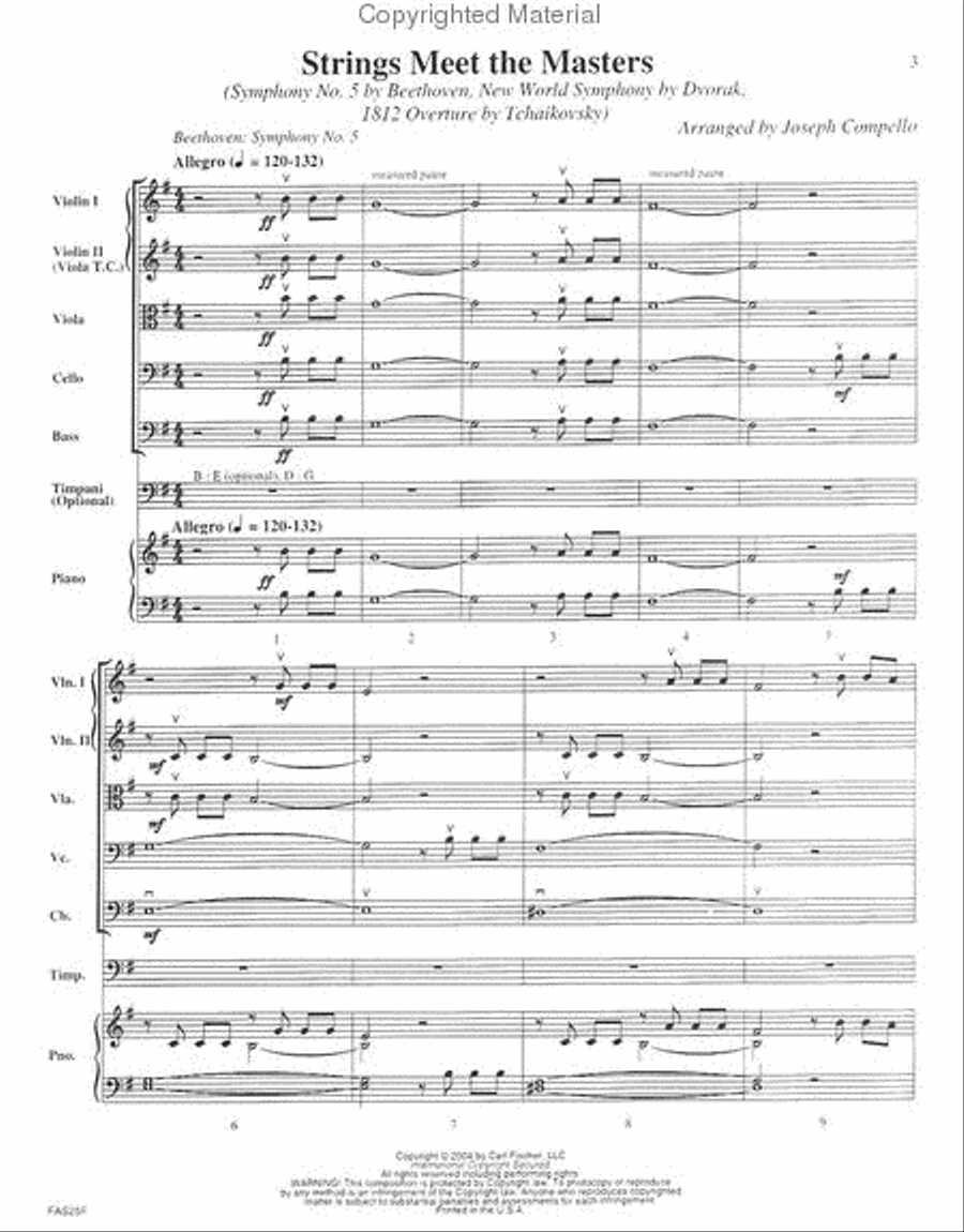 Strings Meet the Masters String Orchestra scores gallery preview page 2