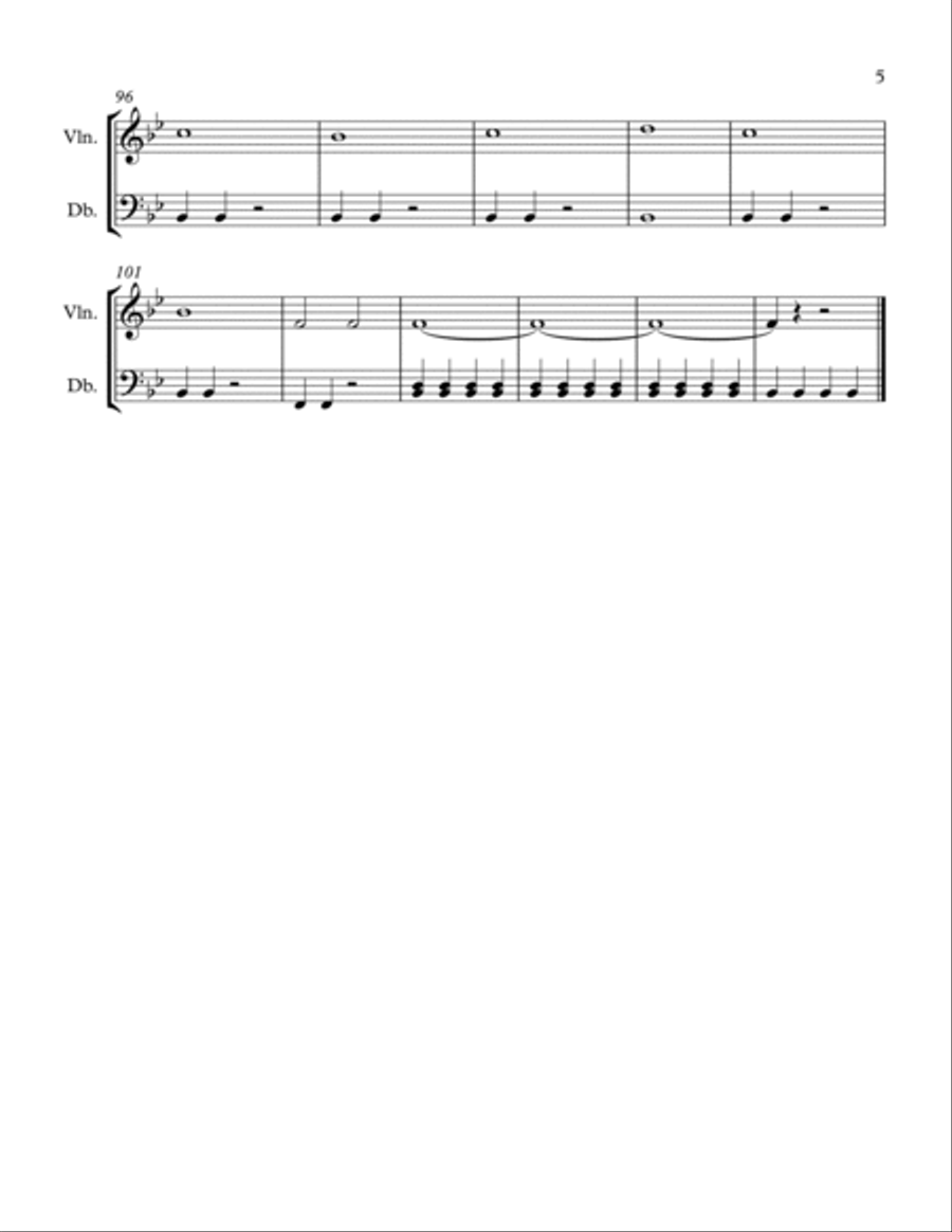 Wonderful Christmastime String Duet scores gallery preview page 5