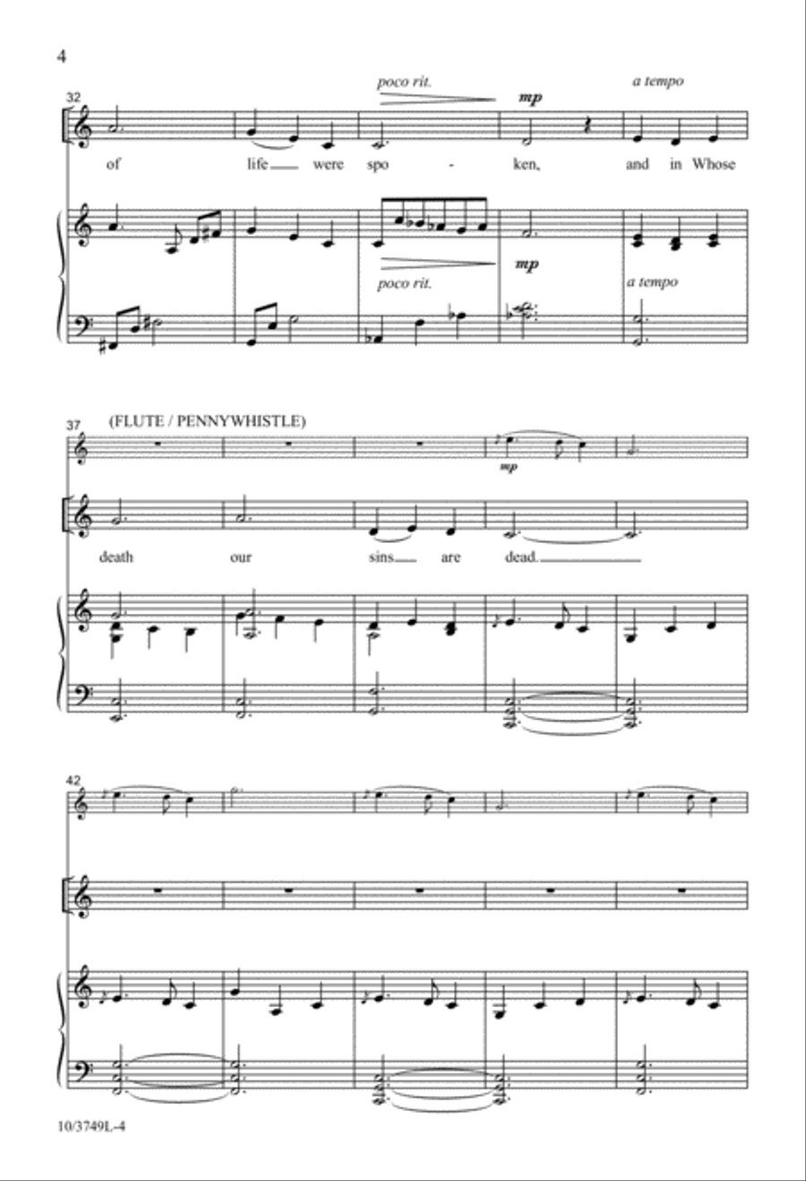 Celtic Communion 4-Part scores gallery preview page 4