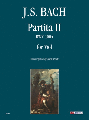 Book cover for Partita No. 2 BWV 1004 for Viol
