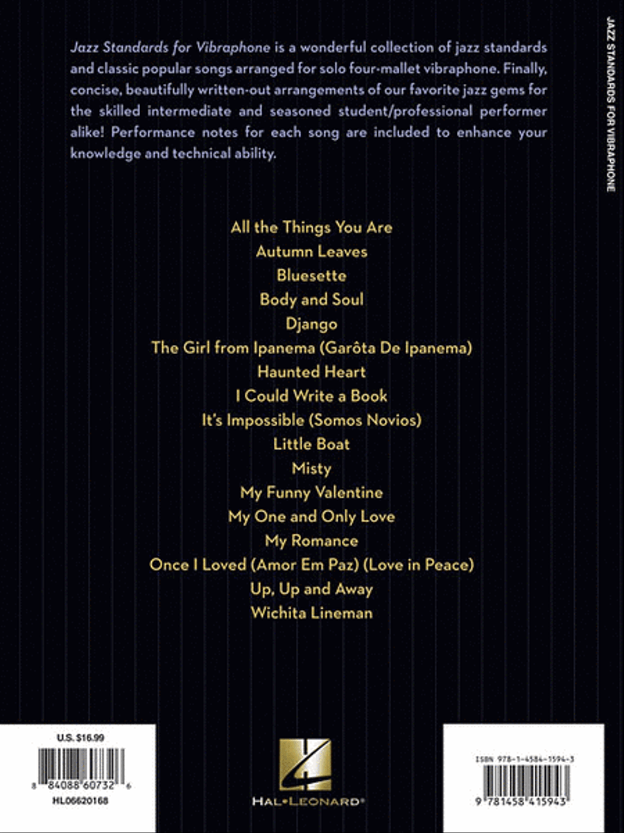 Jazz Standards for Vibraphone Electric Guitar scores gallery preview page 2