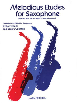 Book cover for Melodious Etudes For Saxophone