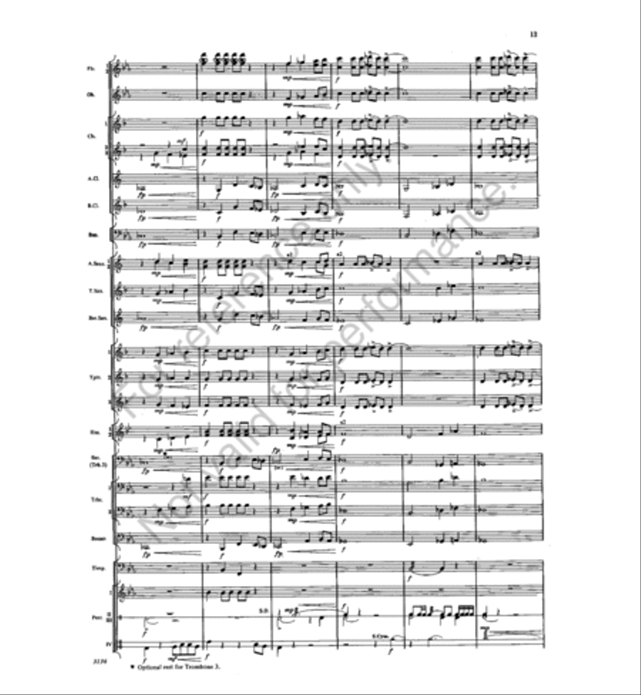 Prayer and Proclamation Prayer and Proclamation Concert Band scores gallery preview page 13