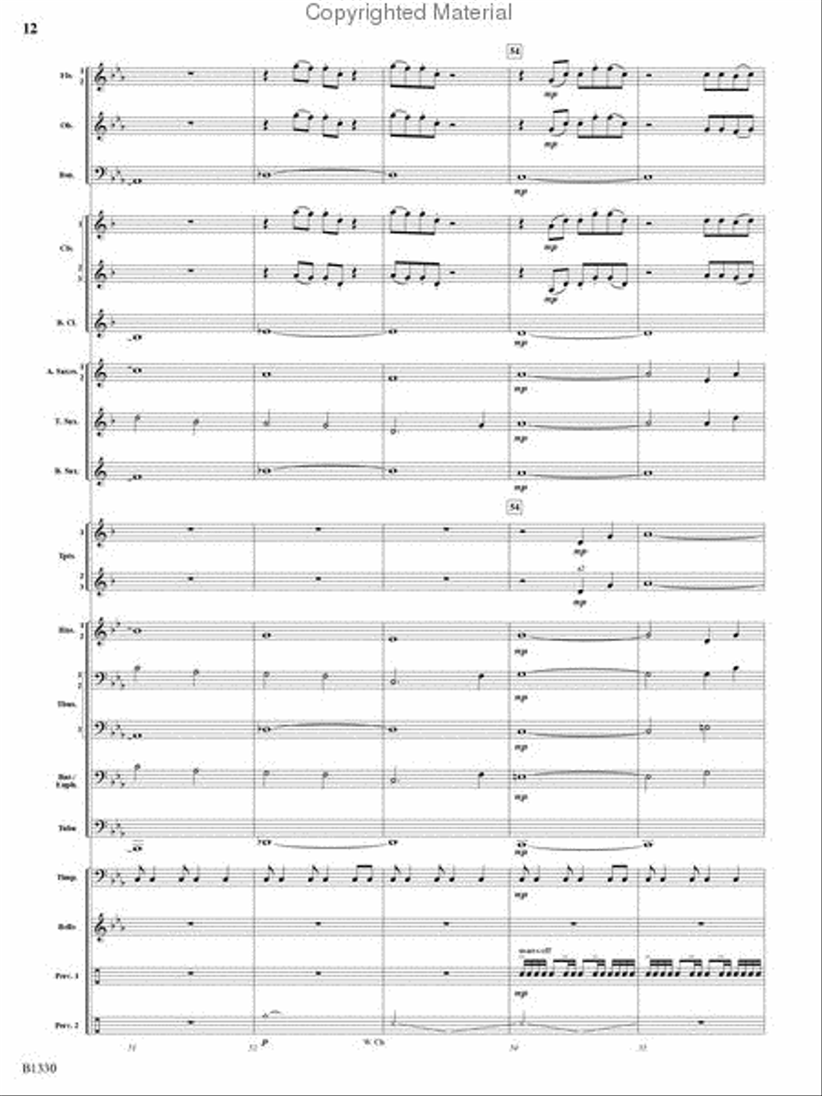 Raiders of the High Seas Concert Band scores gallery preview page 11