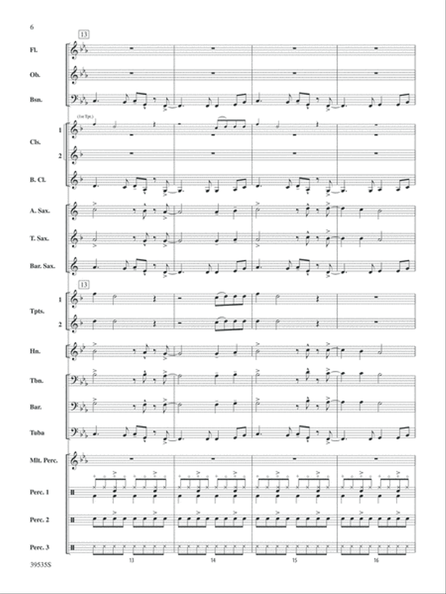 Bad Girls: Score Concert Band scores gallery preview page 6