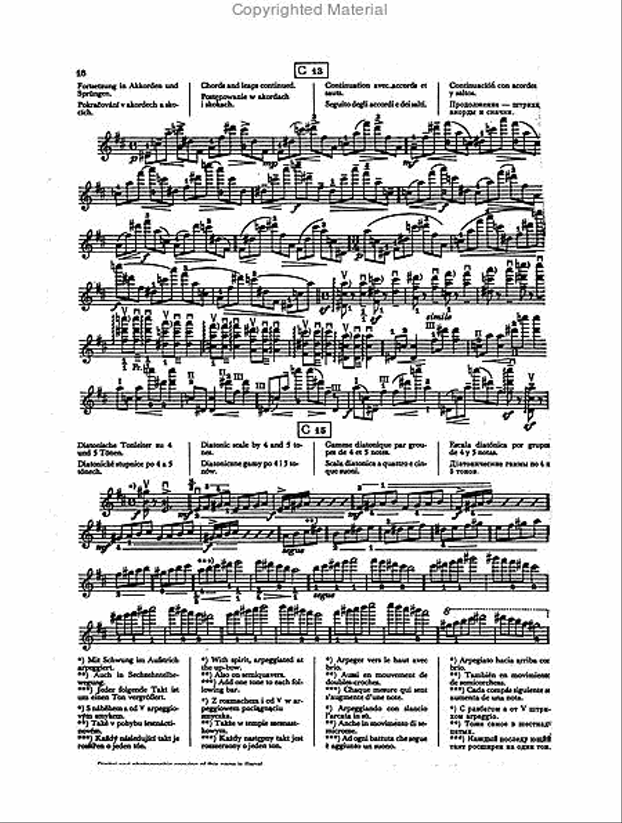 Concerto No. 1 in D Major Violin Solo scores gallery preview page 3