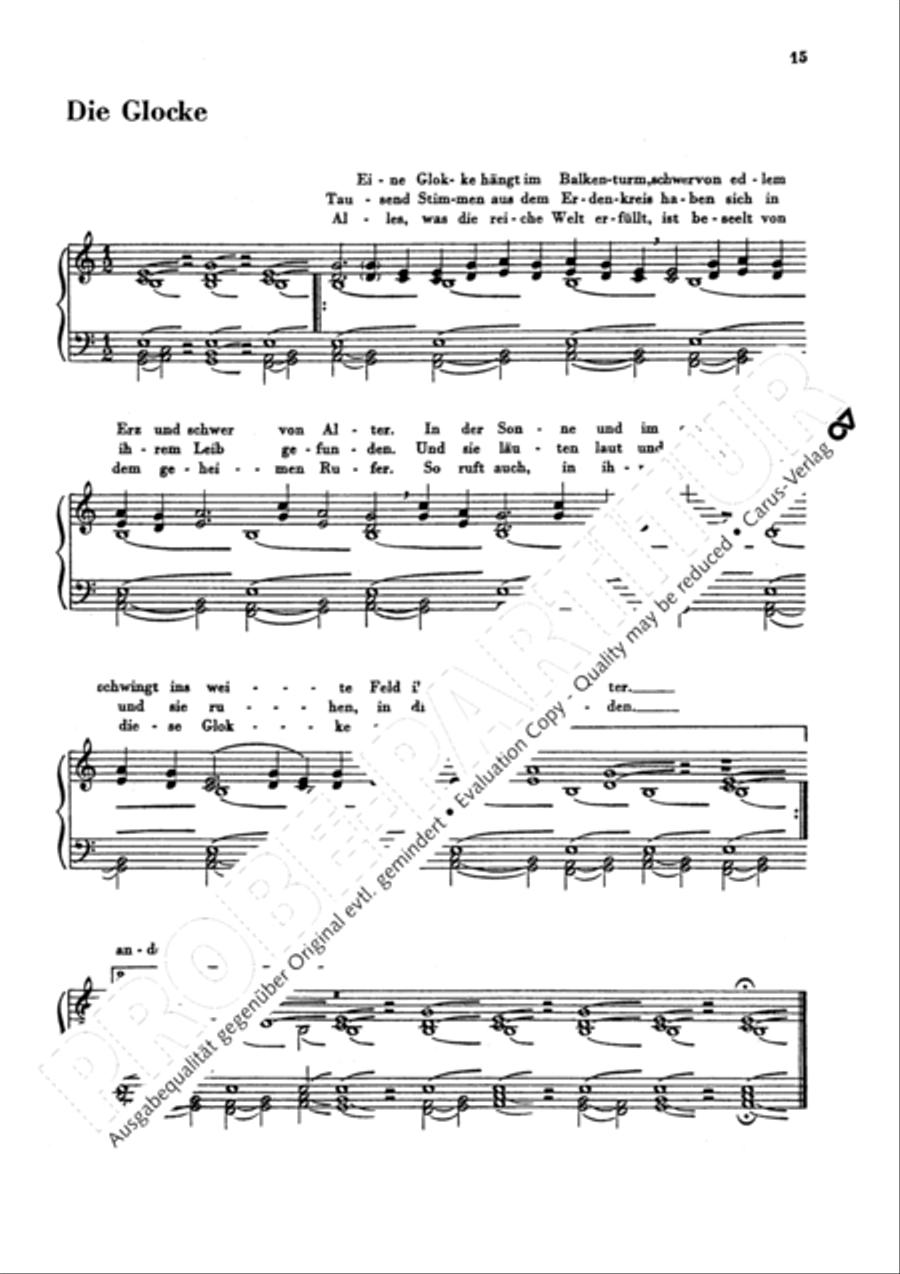 Lieder am Klavier zu singen Choir scores gallery preview page 18