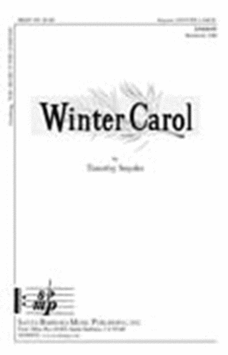 Winter Carol - Unison Octavo image number null