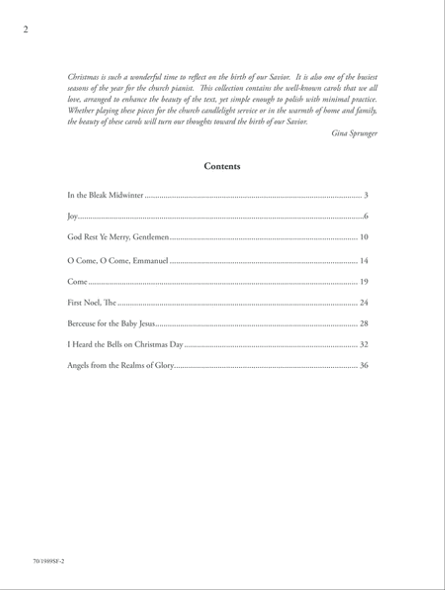 A Fireside Christmas A Fireside Christmas Piano Solo scores gallery preview page 2