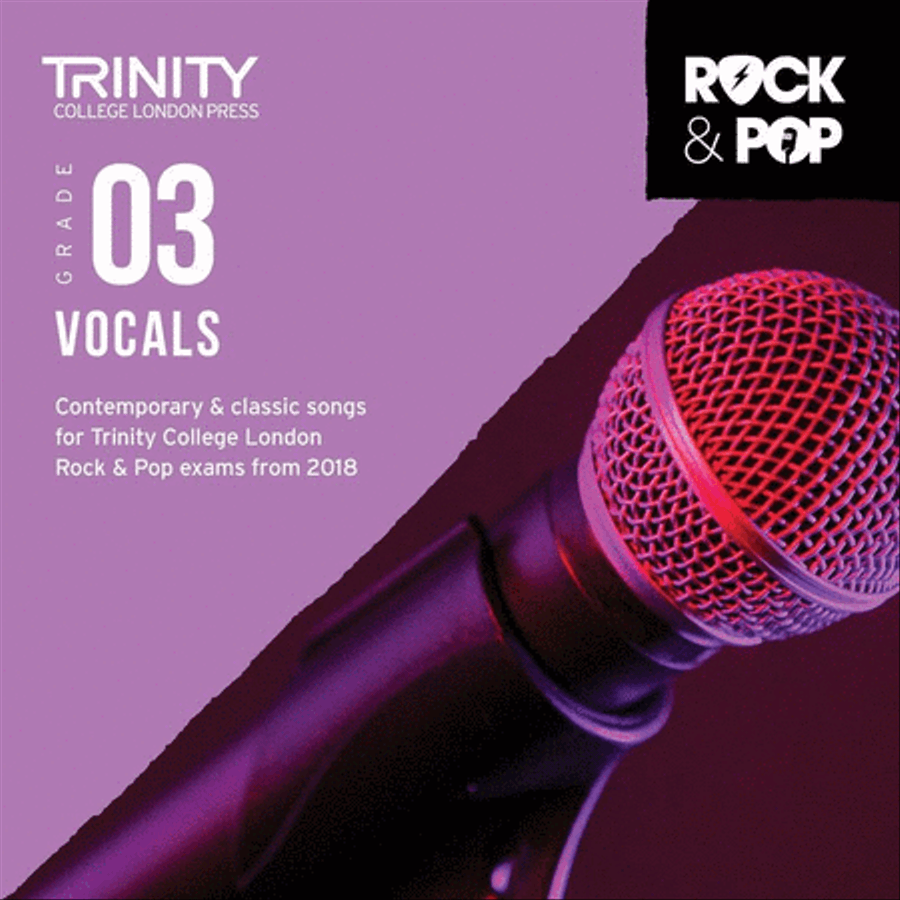Trinity Rock & Pop Vocals Grade 3 CD 2018 Voice scores gallery preview page 1