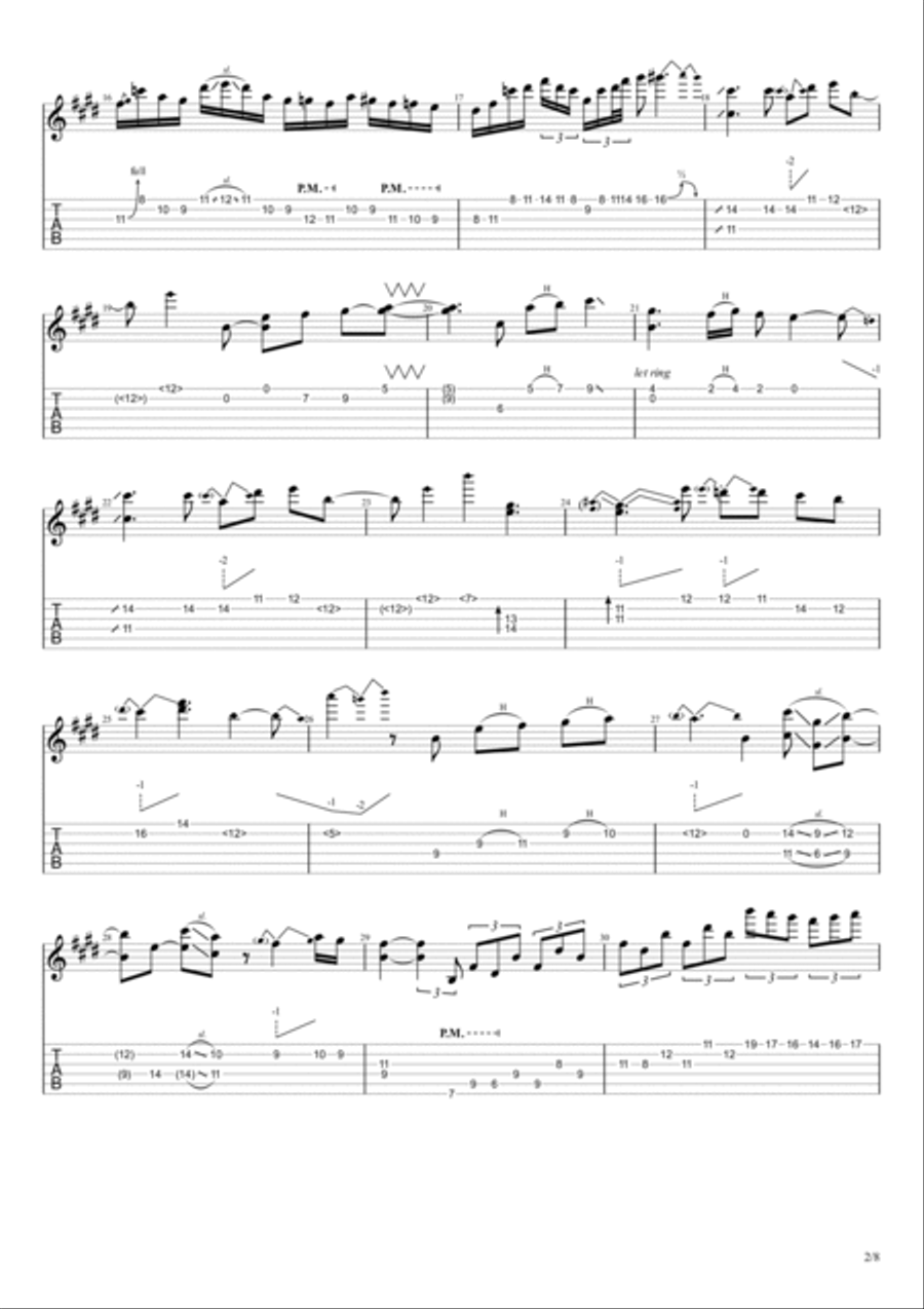 Semoga Semoga Electric Guitar scores gallery preview page 2