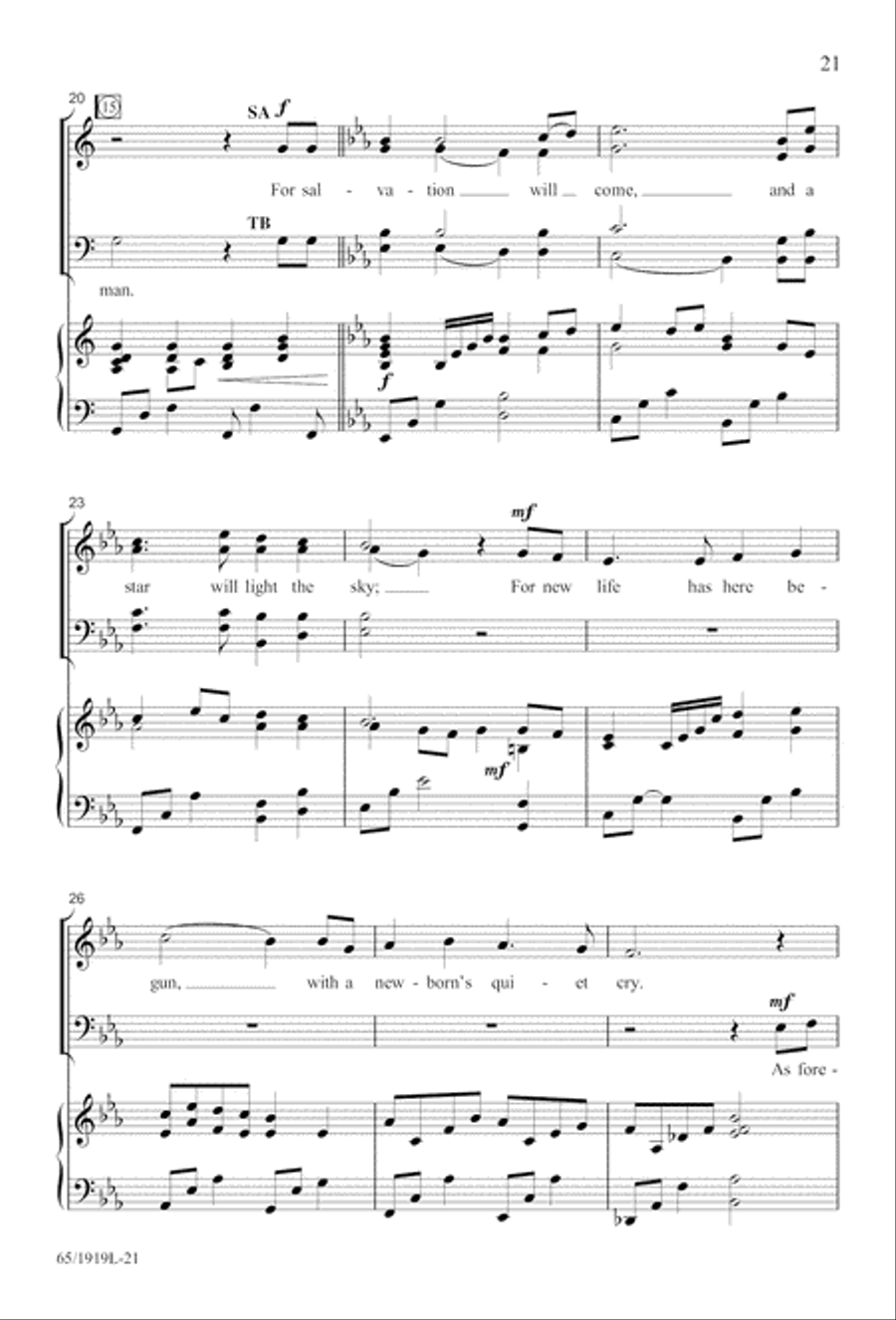 The Perfect Christmas 4-Part scores gallery preview page 23