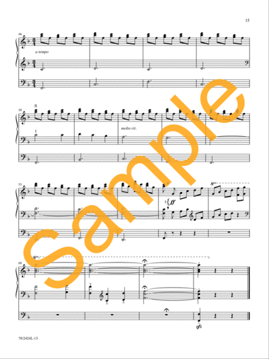 Advent to Ascension Organ Solo scores gallery preview page 14