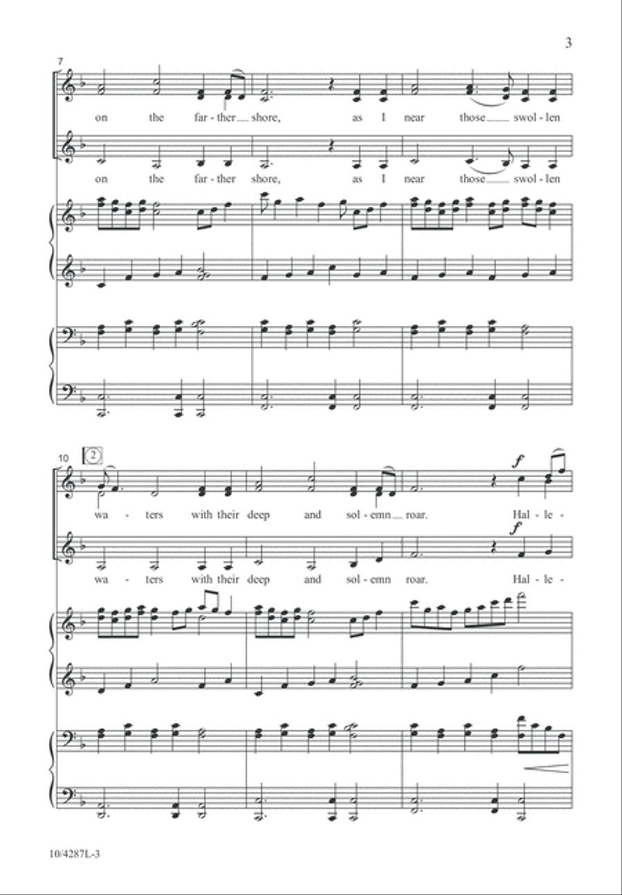 Hark, I Hear the Harps Eternal SSA scores gallery preview page 4