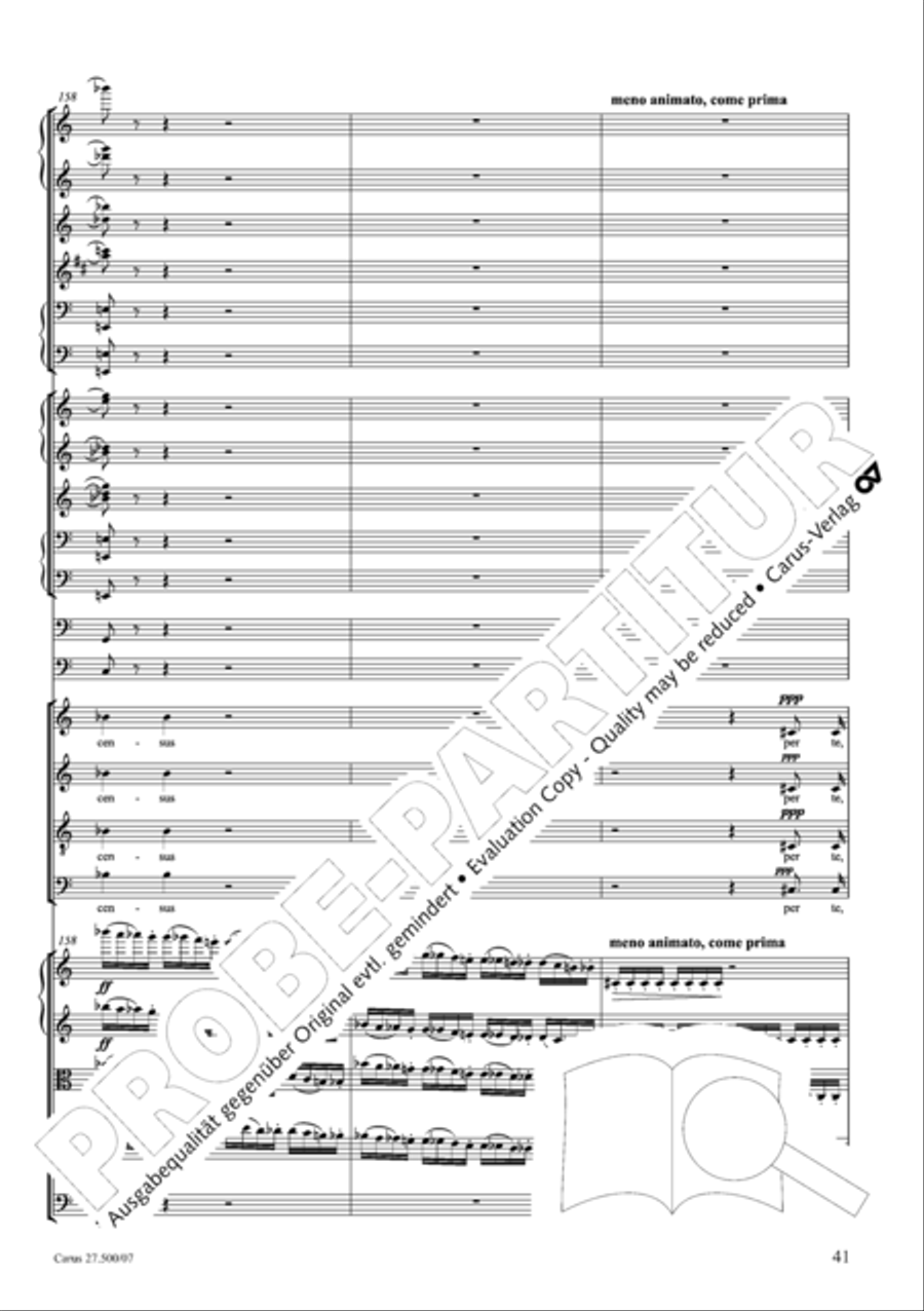 Quattro pezzi sacri Orchestra scores gallery preview page 42