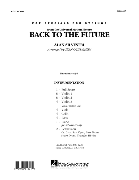 Back To The Future - Full Score