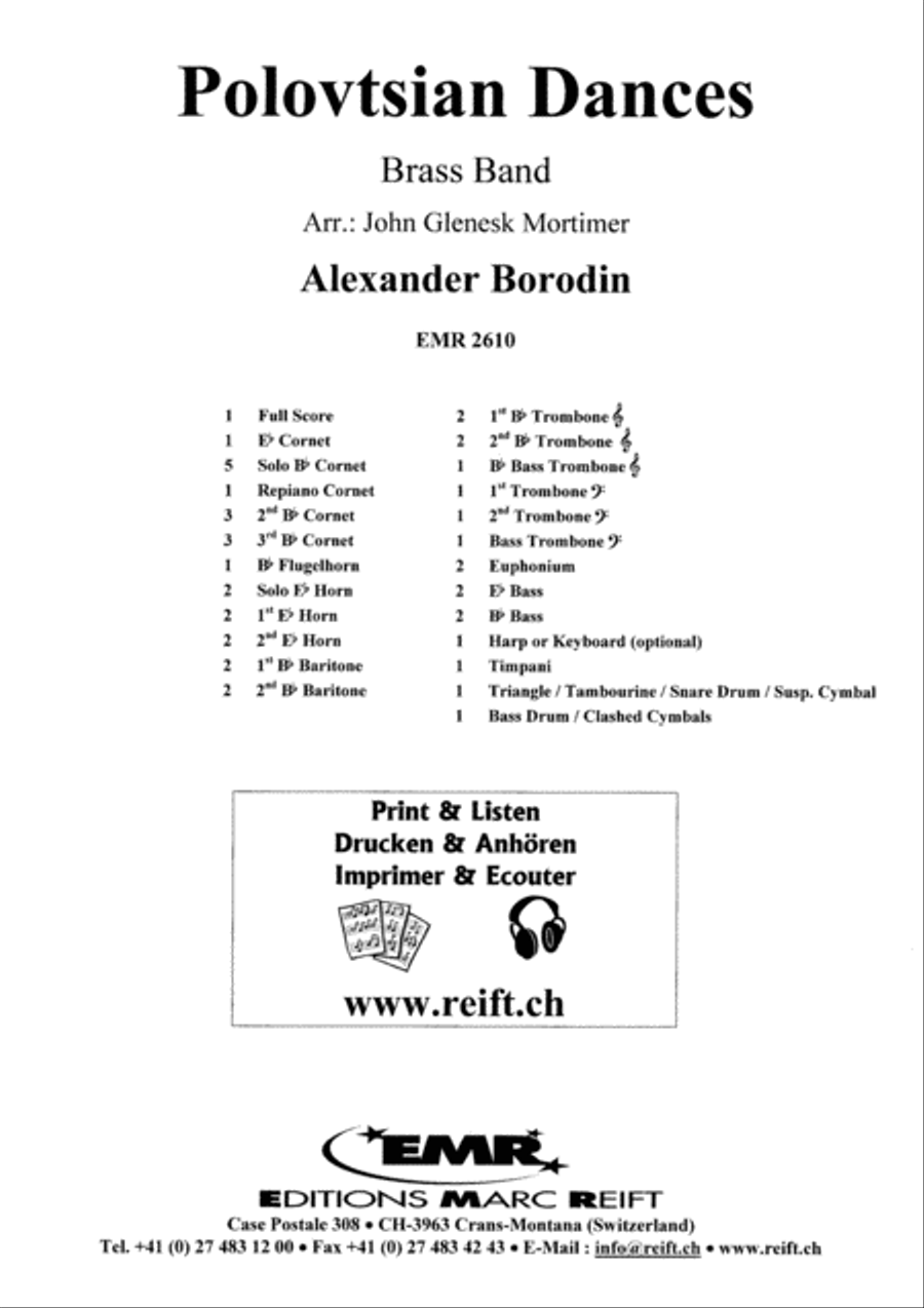 Polovtsian Dances Polovtsian Dances Brass Band scores gallery preview page 2