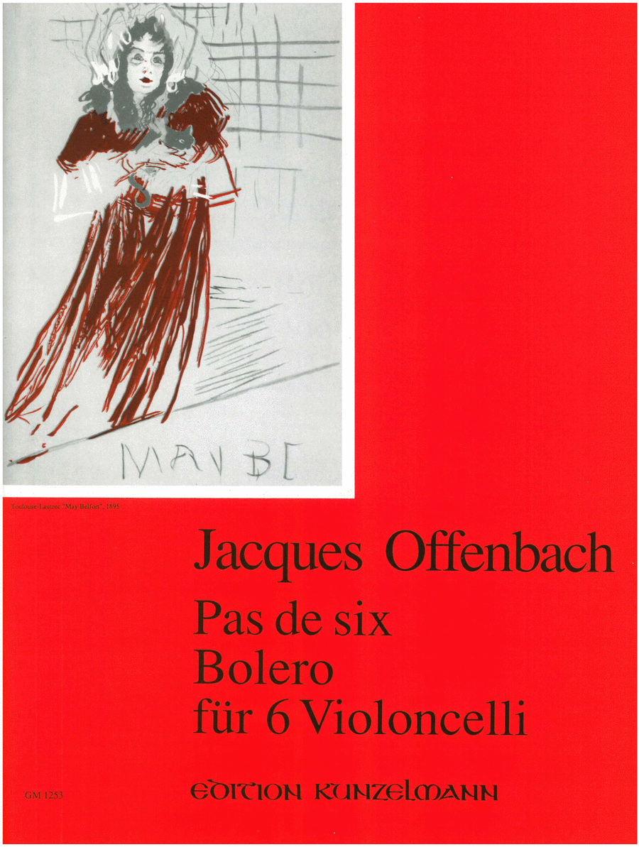Pas de six / Bolero for 6 celli Cello scores gallery preview page 1