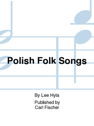 Book cover for Polish Folk Songs