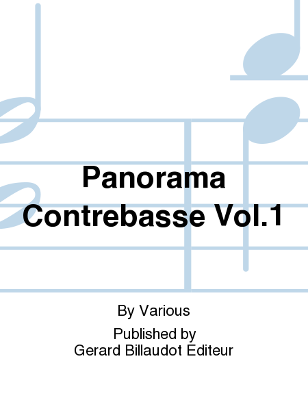 Panorama Contrebasse Volume 1