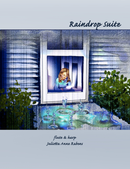 Raindrop Suite for flute and pedal harp