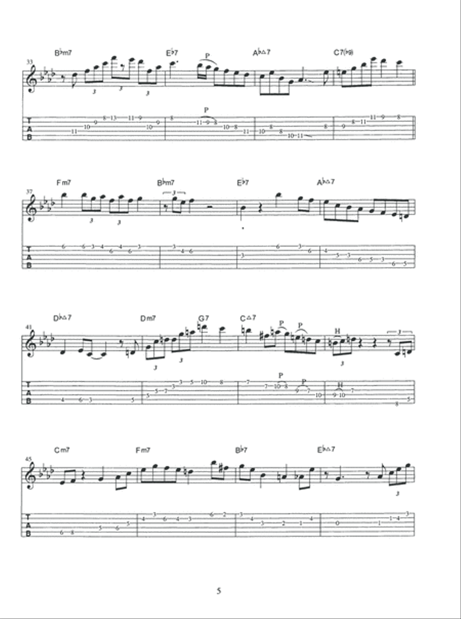 Vic Juris Inside/Outside Vic Juris Inside/Outside Electric Guitar scores gallery preview page 6