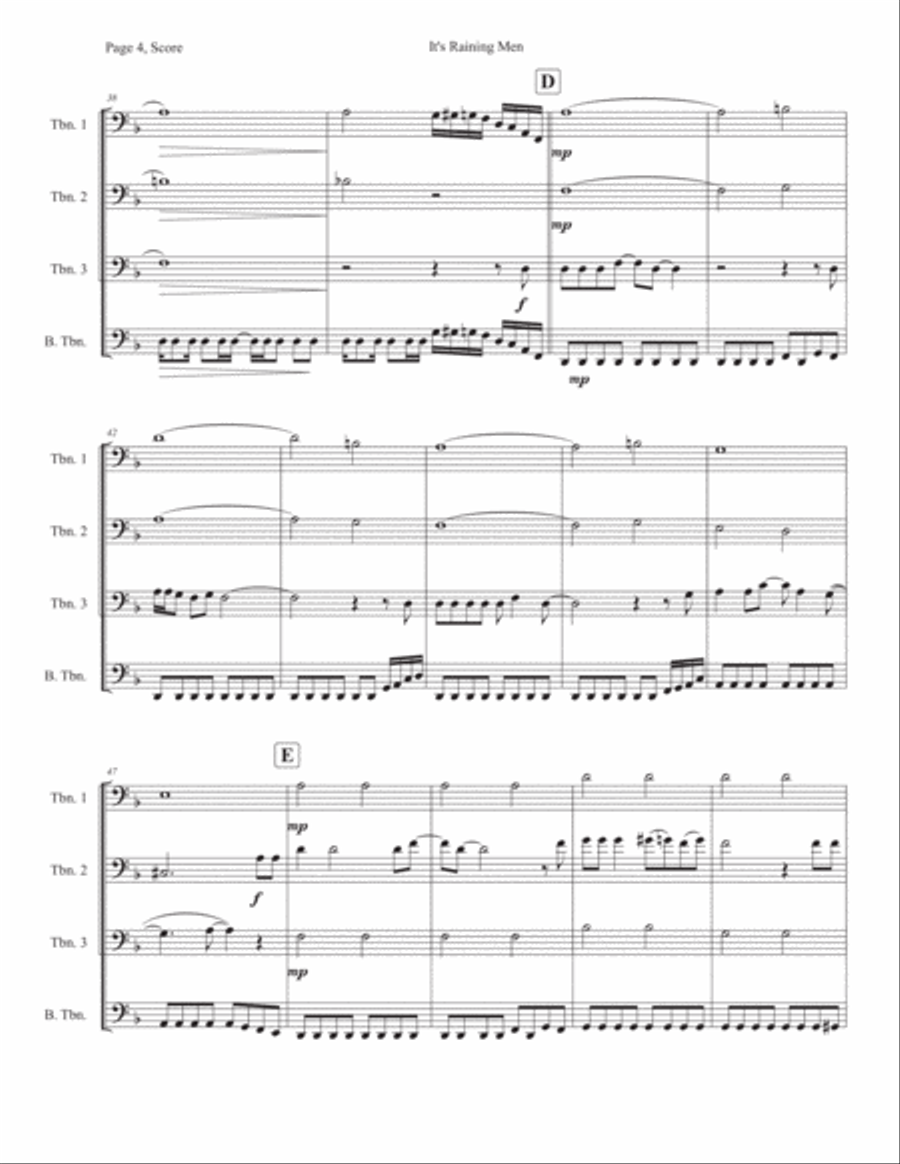 It's Raining Men It's Raining Men School and Community scores gallery preview page 4