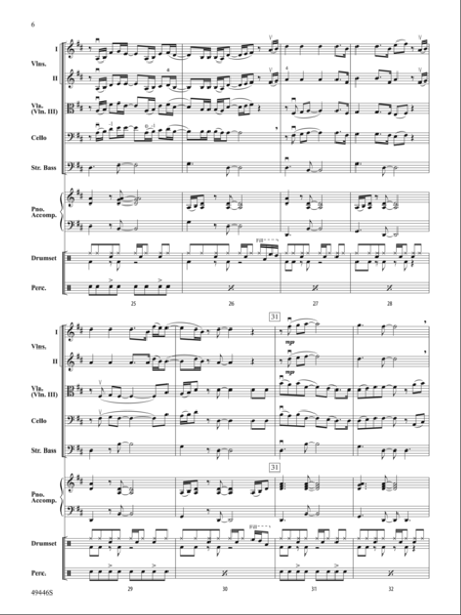 10,000 Hours: Score String Orchestra scores gallery preview page 6