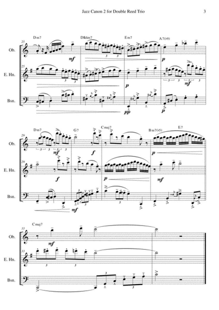 Jazz Canon 2 for Double Reed Trio image number null