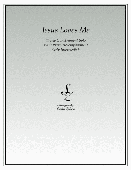 Jesus Loves Me (treble C instrument solo) image number null