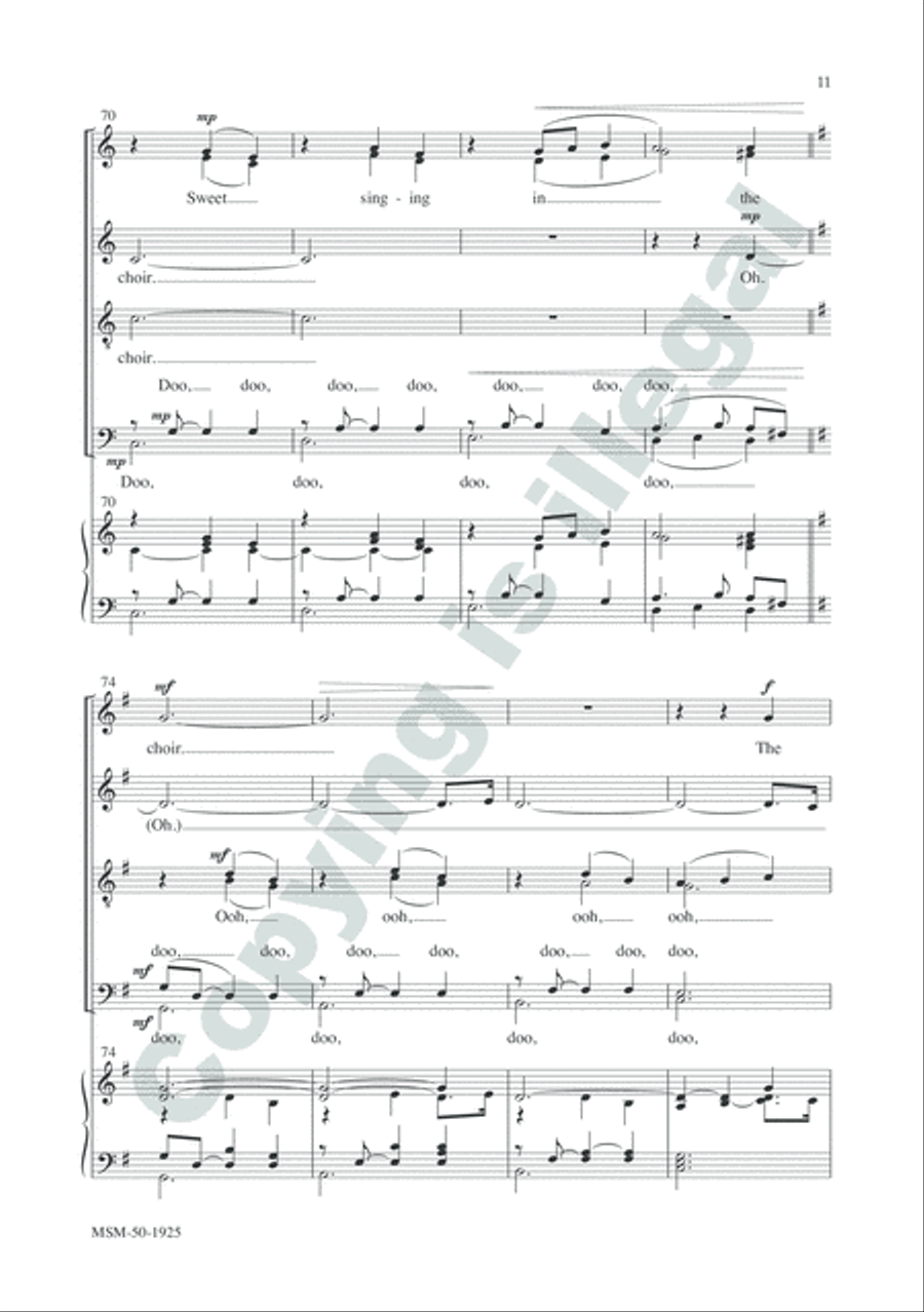 The Holly and the Ivy Divisi scores gallery preview page 11