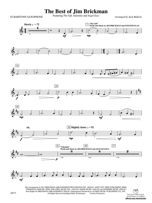 The Best of Jim Brickman: E-flat Baritone Saxophone