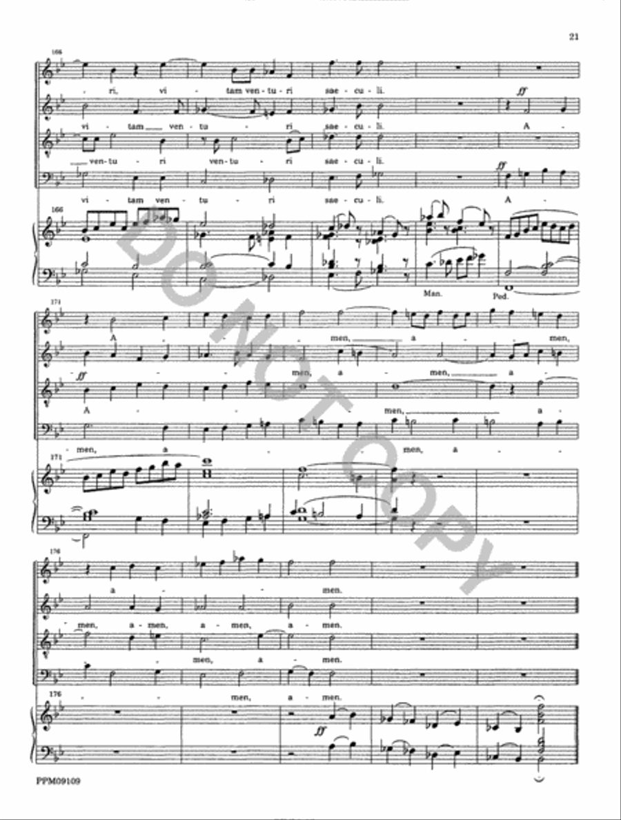 Missa Matris Dei 4-Part scores gallery preview page 22